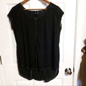 Thin charcoal top